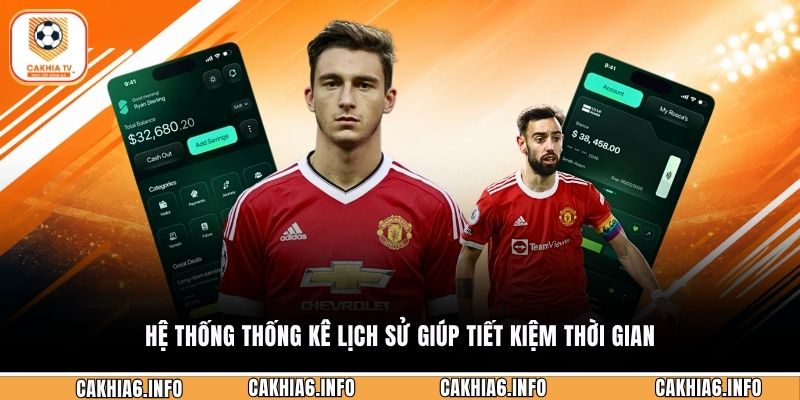 Hệ thống thống kê lịch sử giúp tiết kiệm thời gian