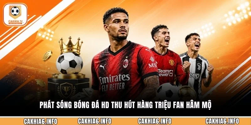 Phát sóng bóng đá HD thu hút hàng triệu fan hâm mộ