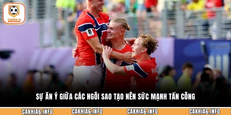 Sự ăn ý giữa các ngôi sao tạo nên sức mạnh tấn công